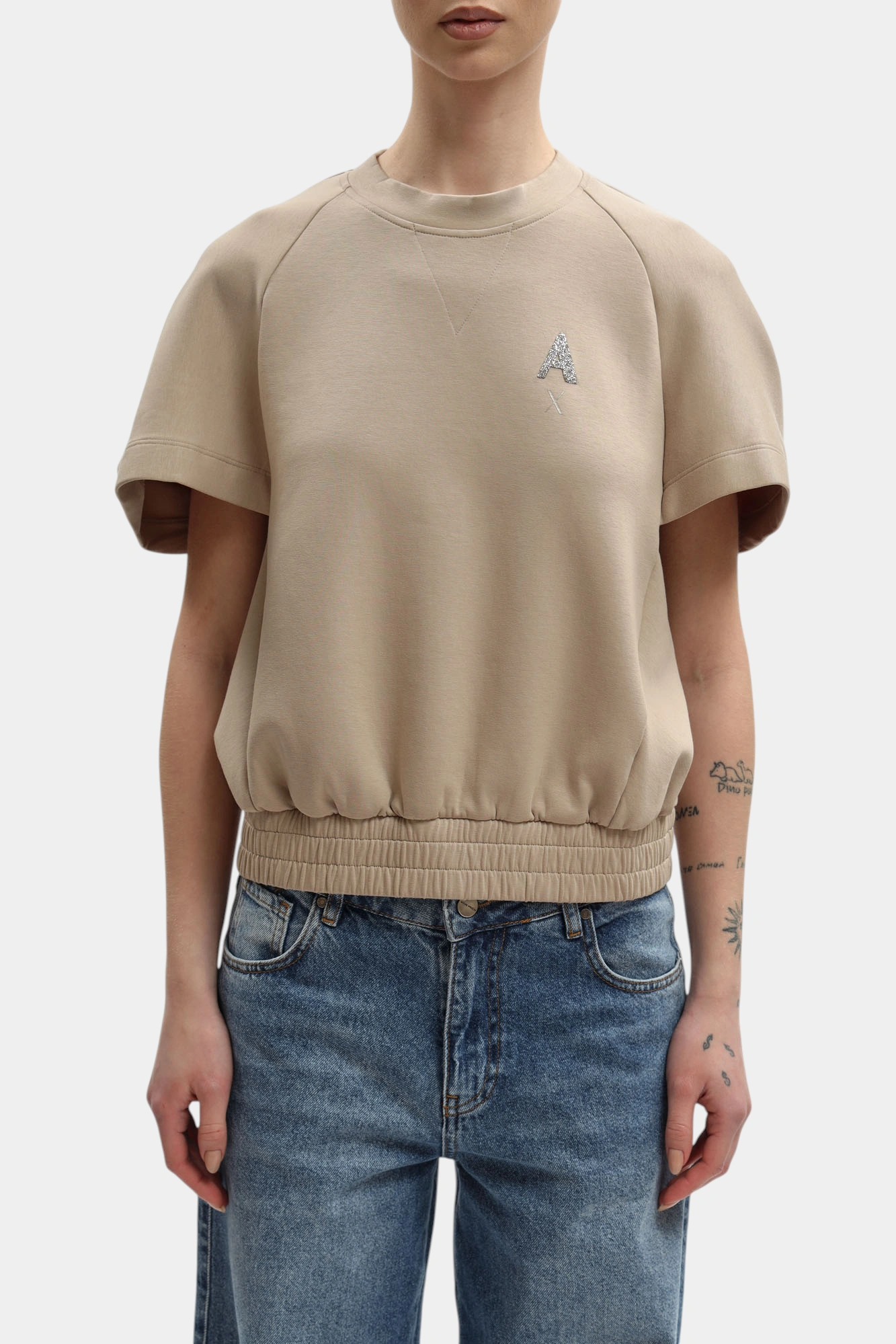 Свитшот Armani Exchange Бежевый