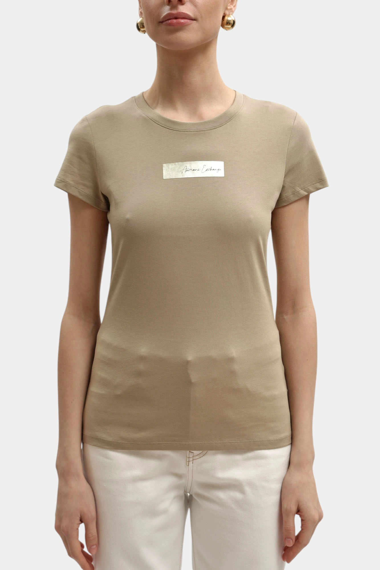 Футболка Armani Exchange Бежевый