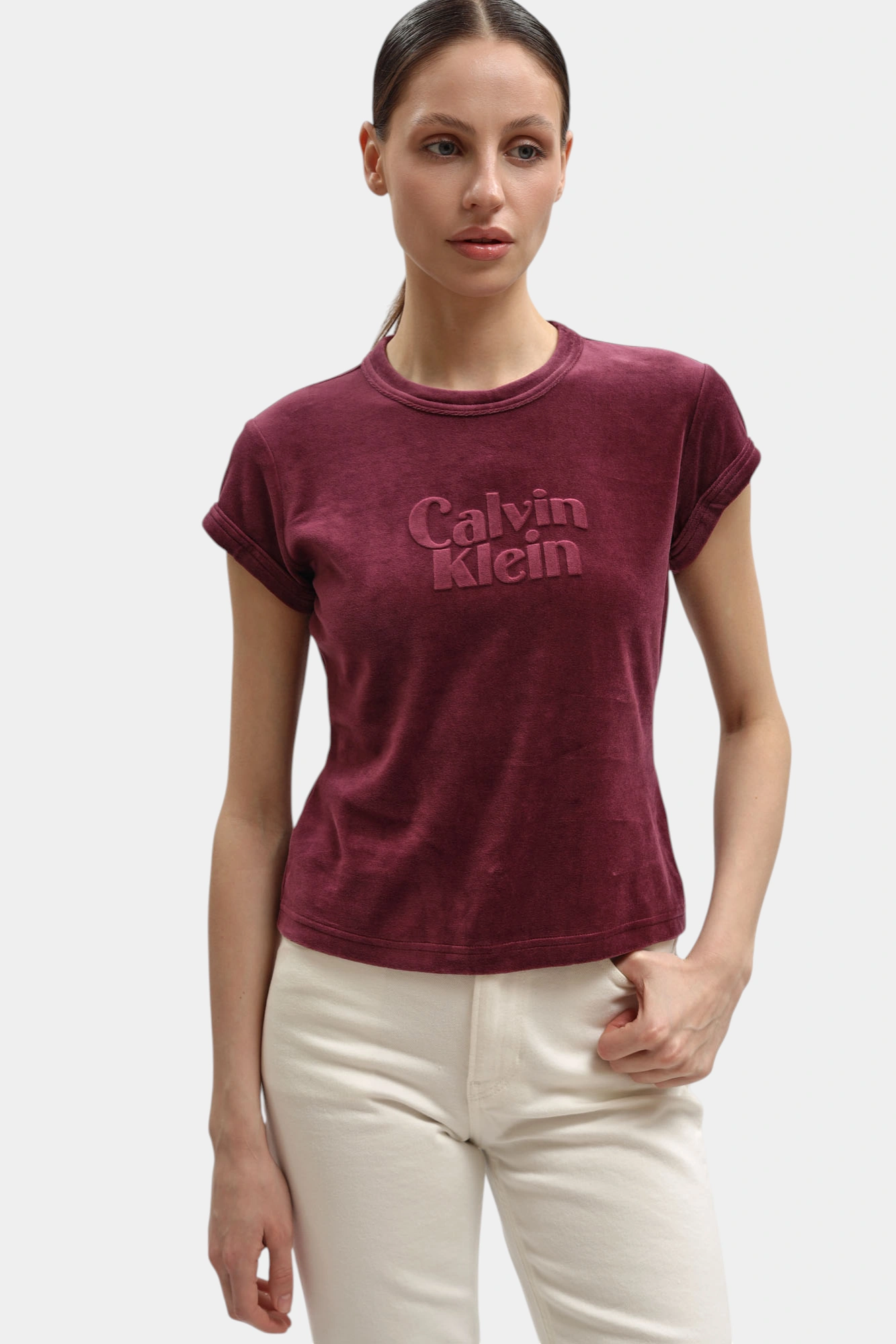 Футболка Calvin Klein Jeans Бордовый