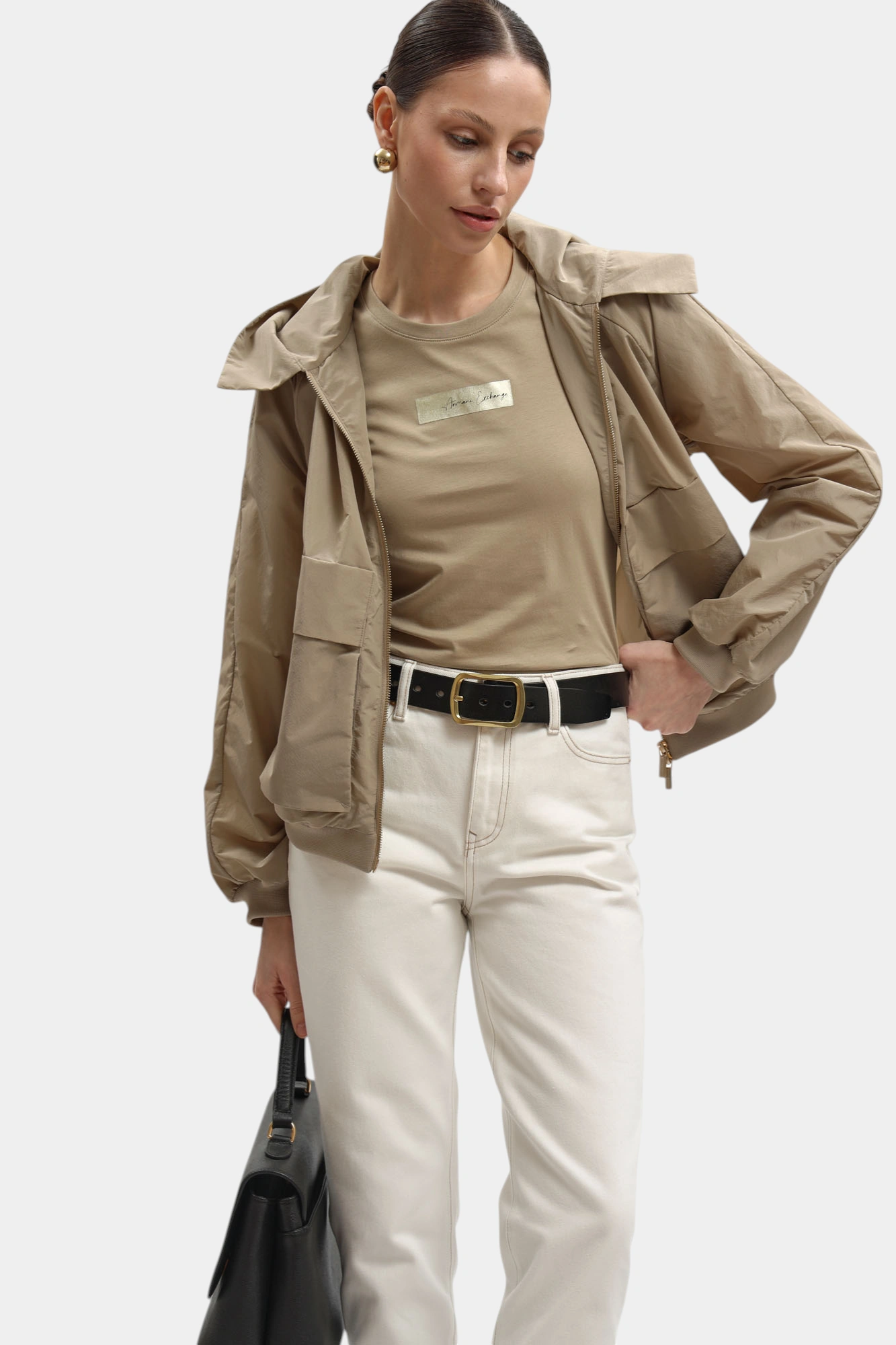 Футболка Armani Exchange Бежевый