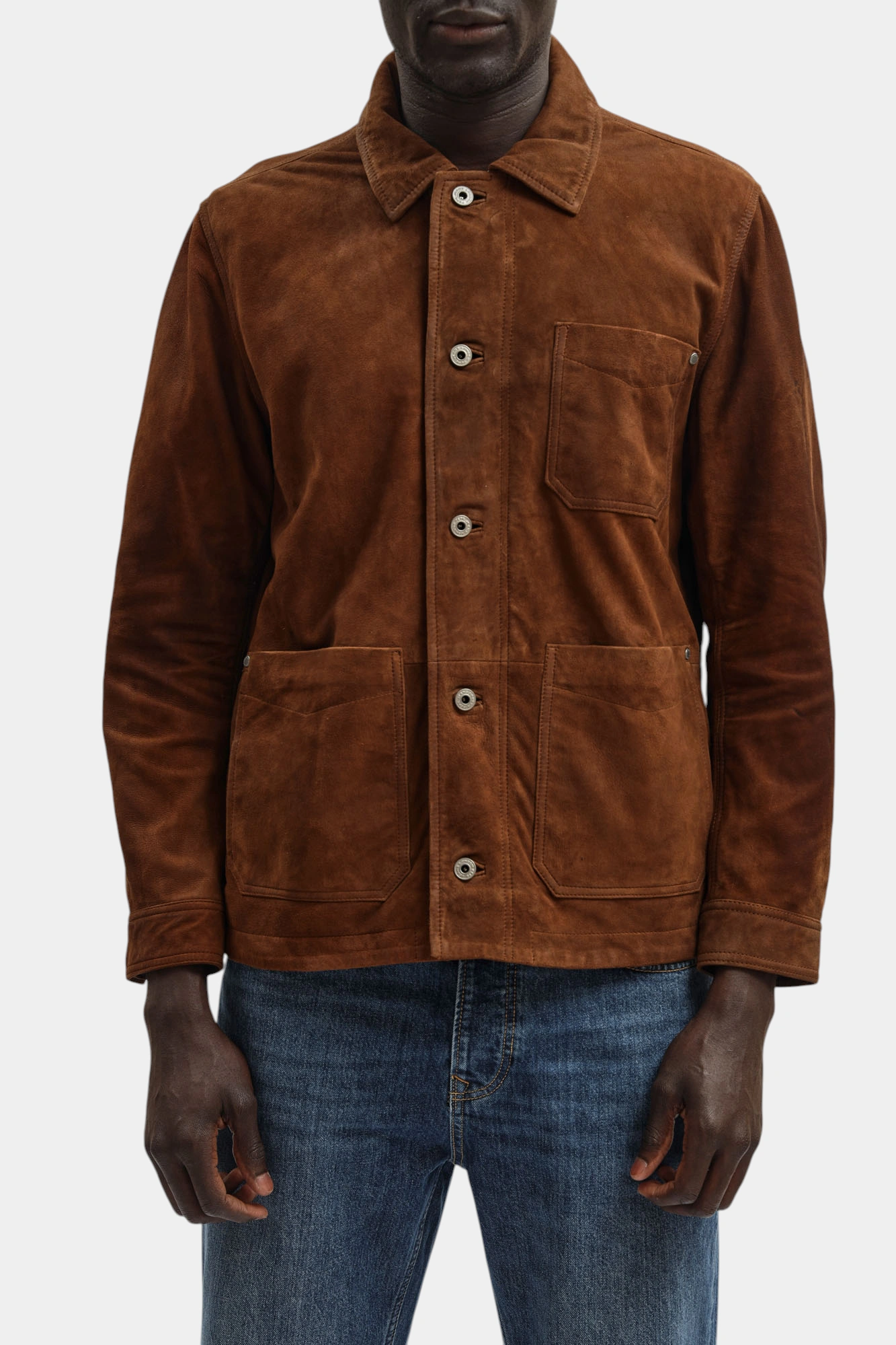 Куртка кожаная Pepe Jeans Коричневый