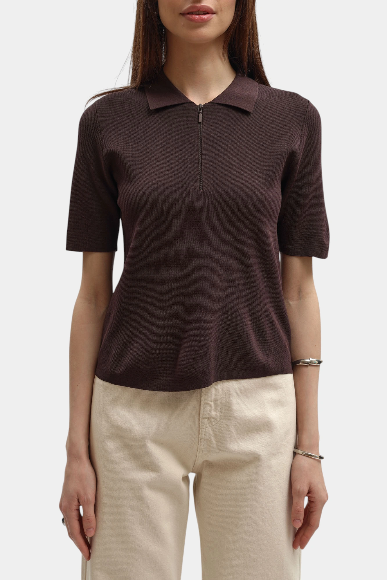 Поло Trussardi Коричневый