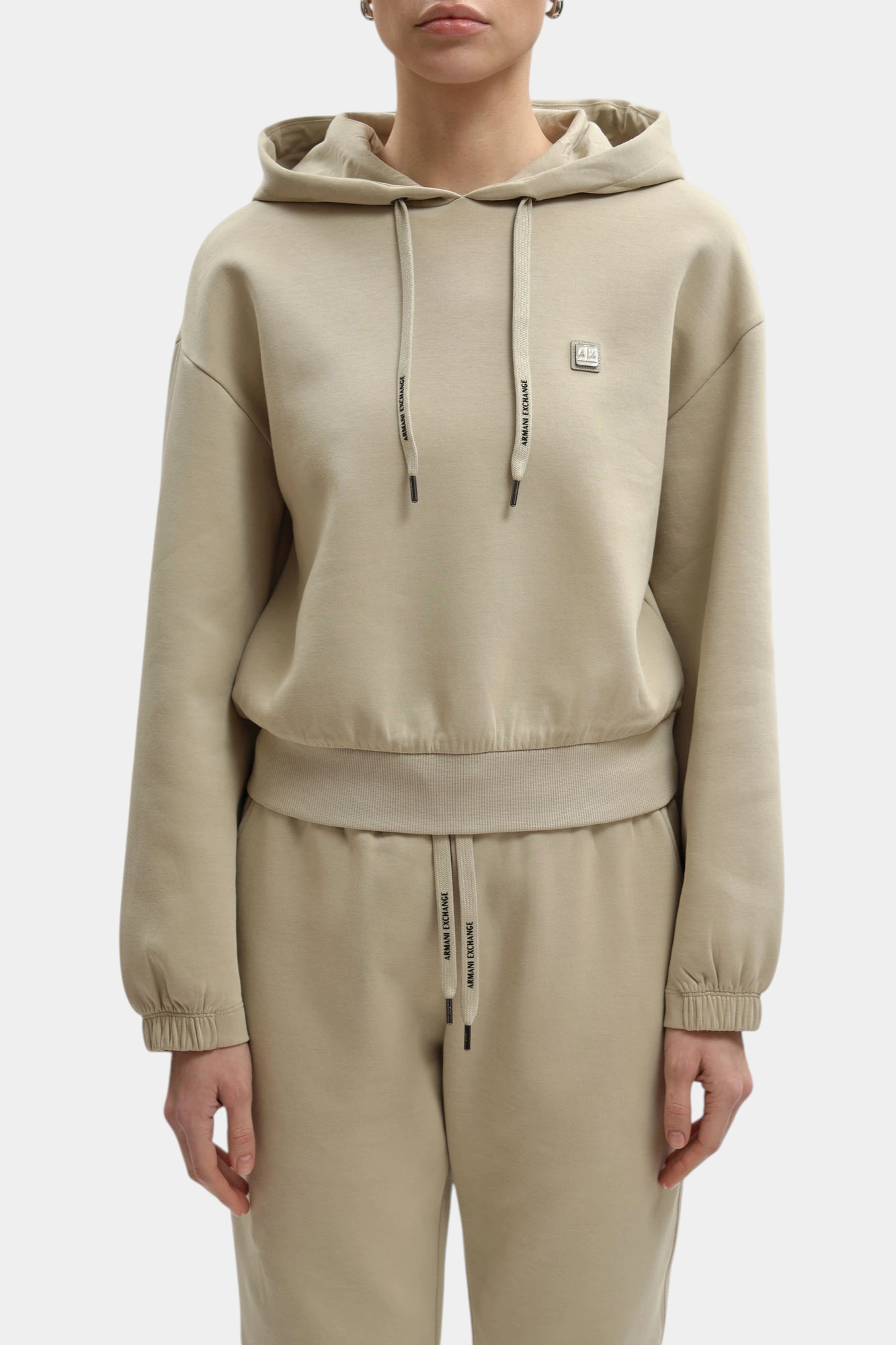 Худи Armani Exchange Бежевый