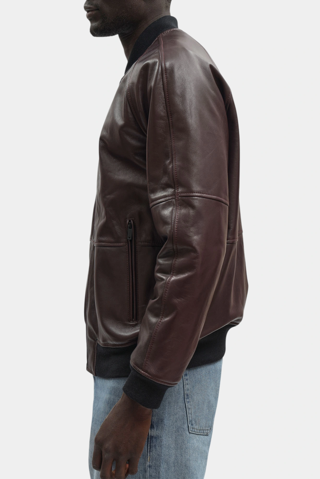 Куртка кожаная Strellson Фиолетовый