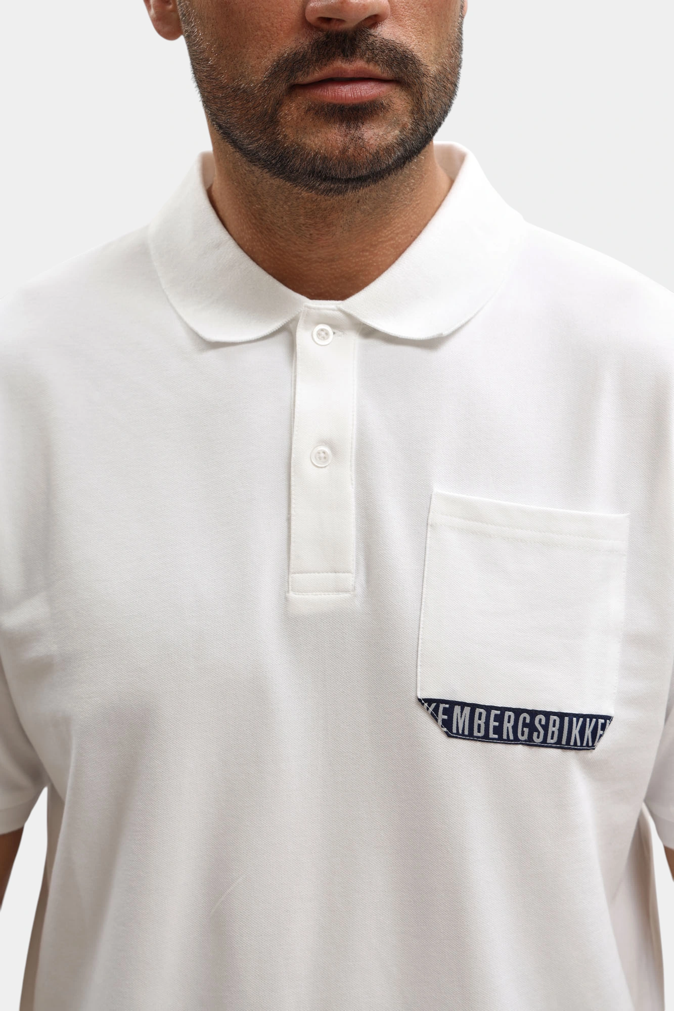Поло Bikkembergs Белый