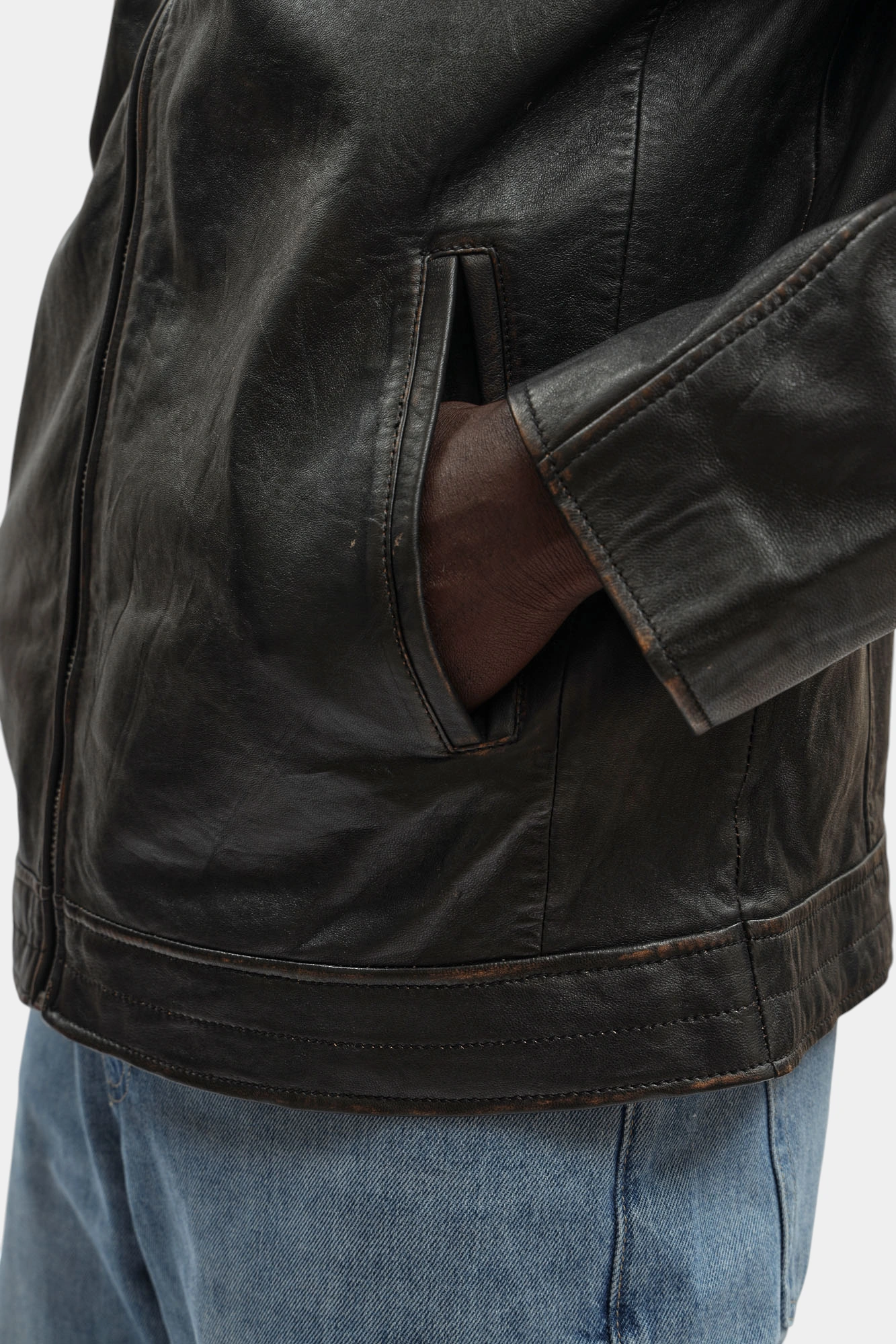 Куртка кожаная Mustang