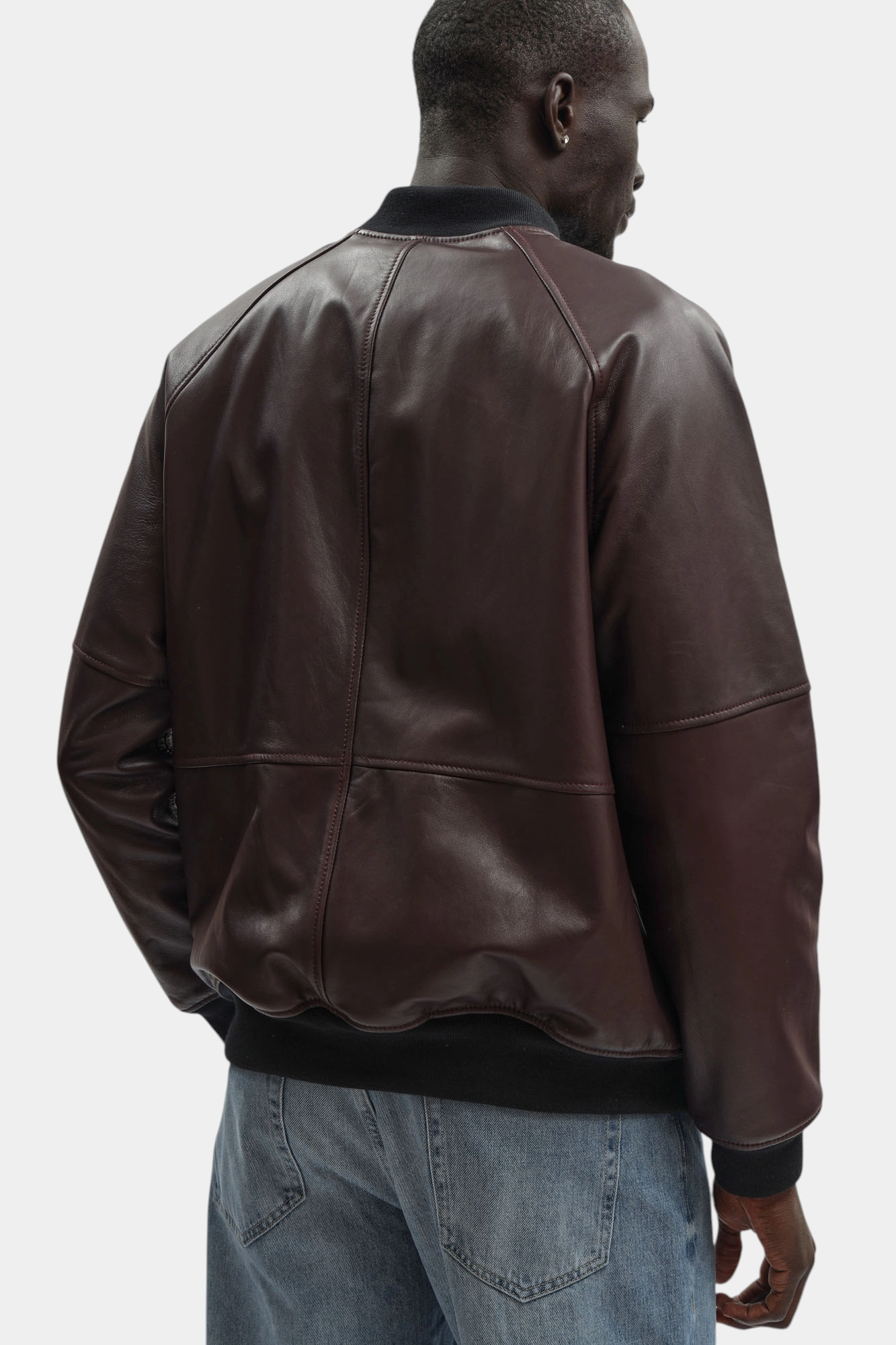 Куртка кожаная Strellson Фиолетовый