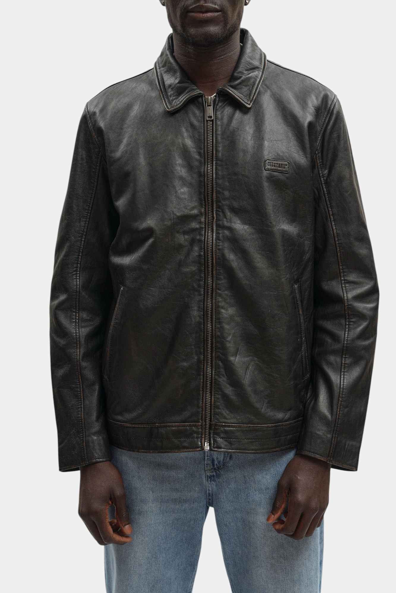 Куртка кожаная Mustang