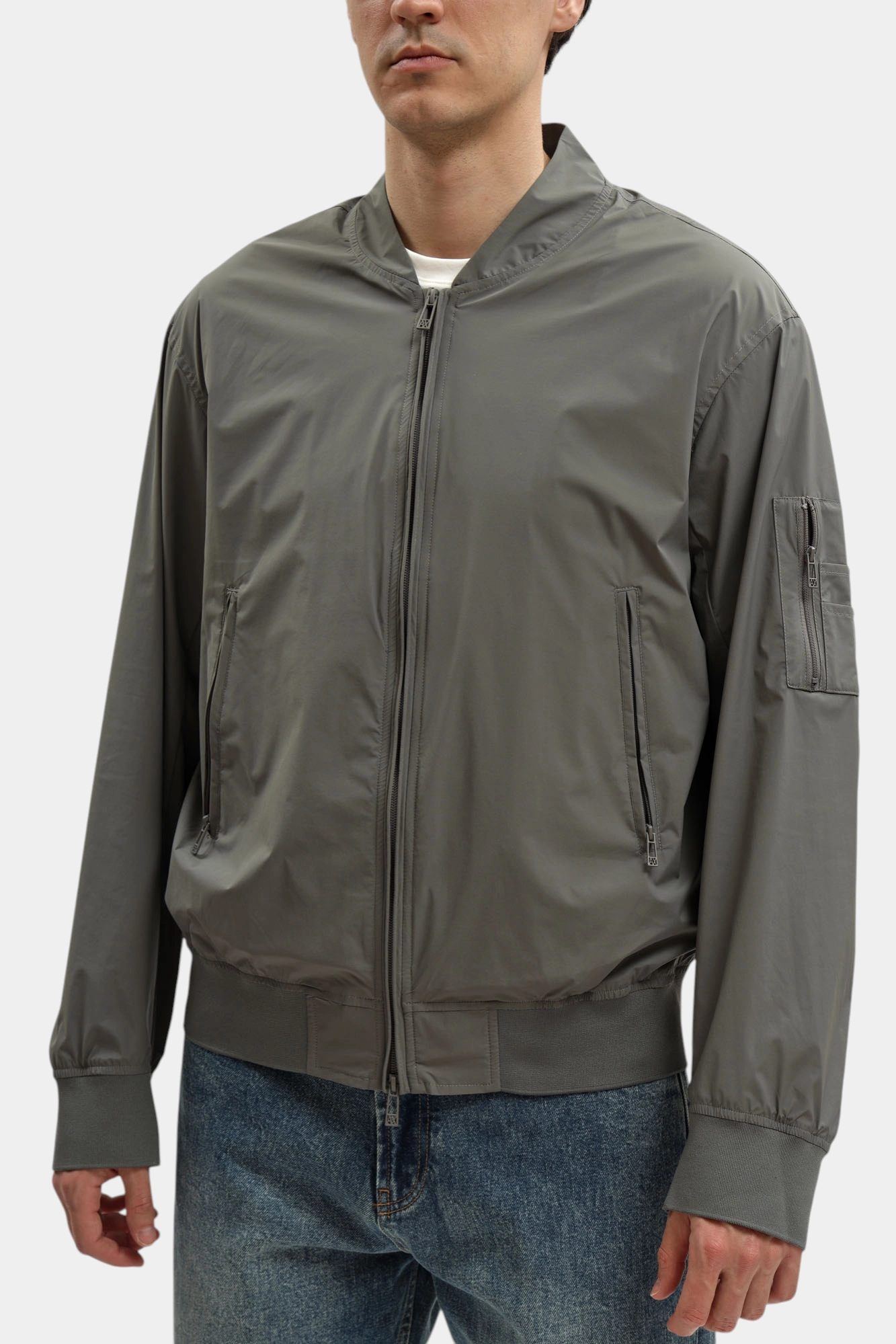 Бомбер Armani Exchange Серый