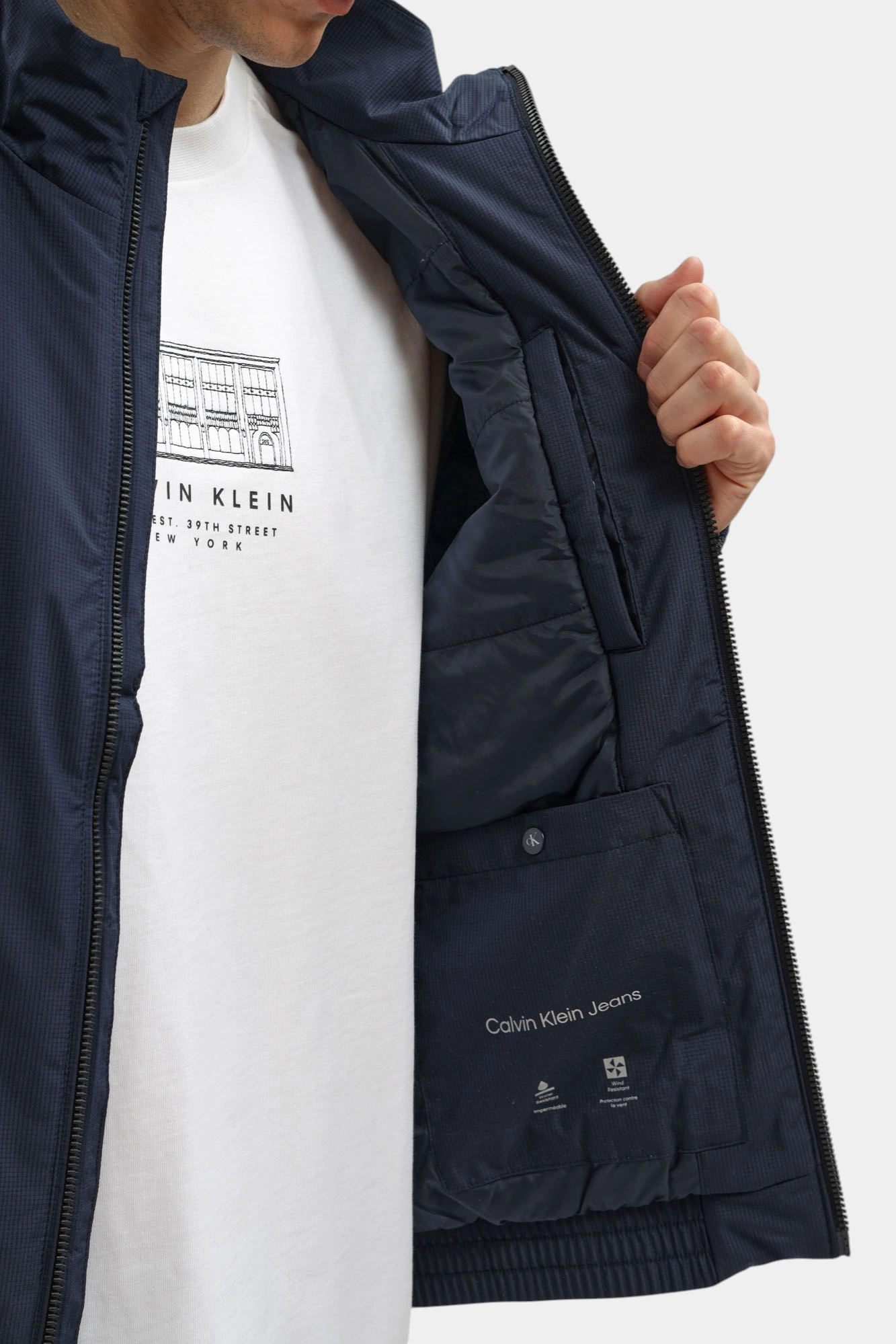 Ветровка Calvin Klein Jeans Синий