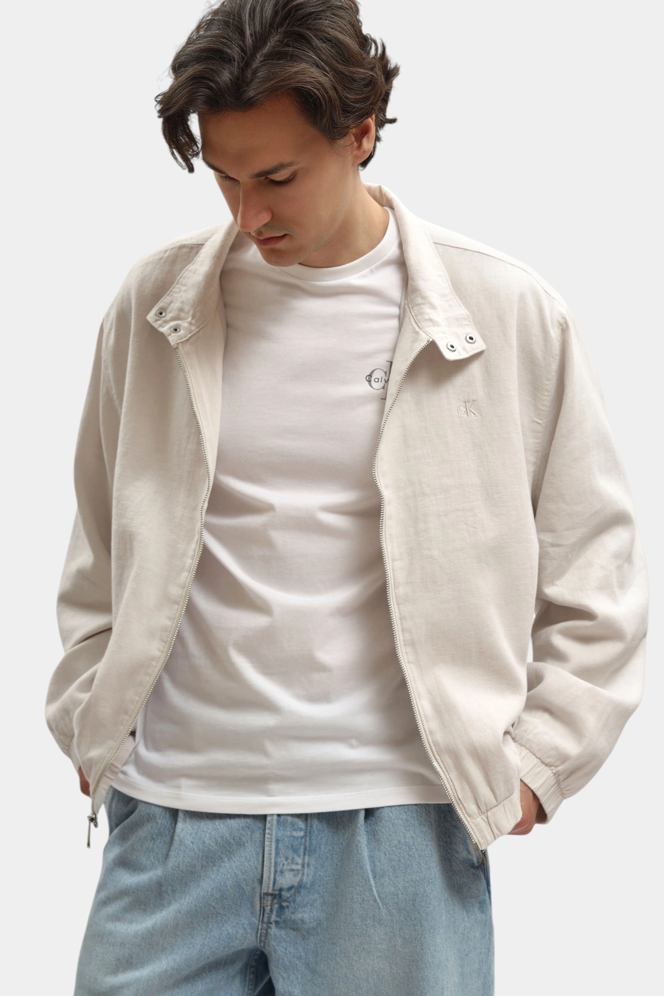 Ветровка Calvin Klein Jeans Бежевый