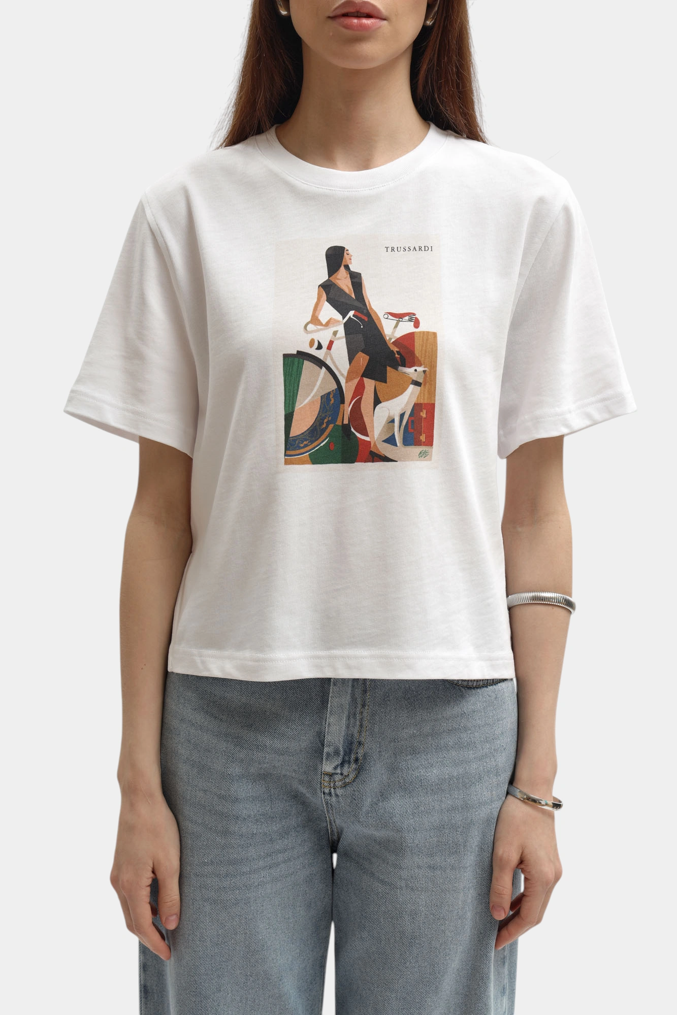 Футболка Trussardi Белый