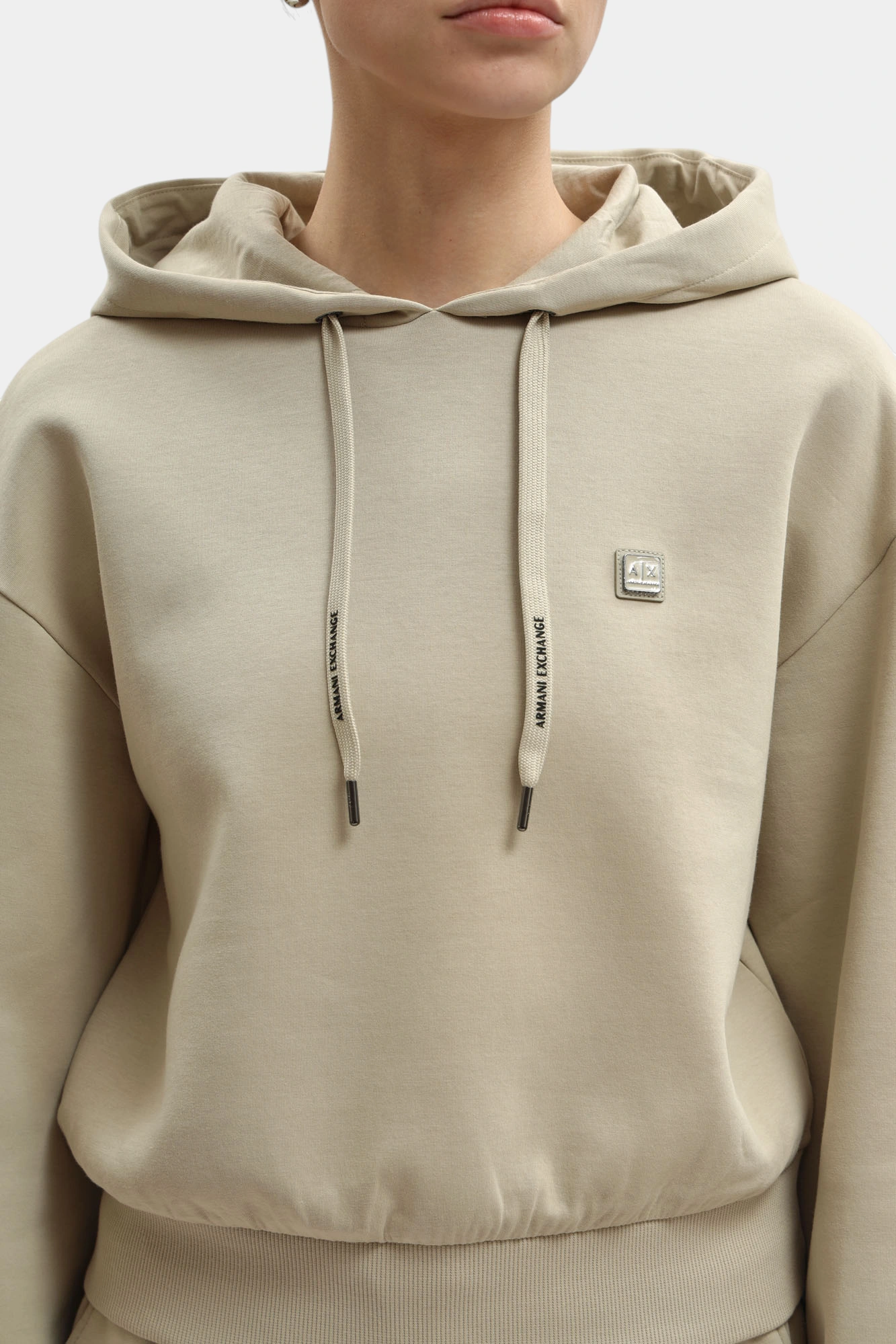 Худи Armani Exchange Бежевый