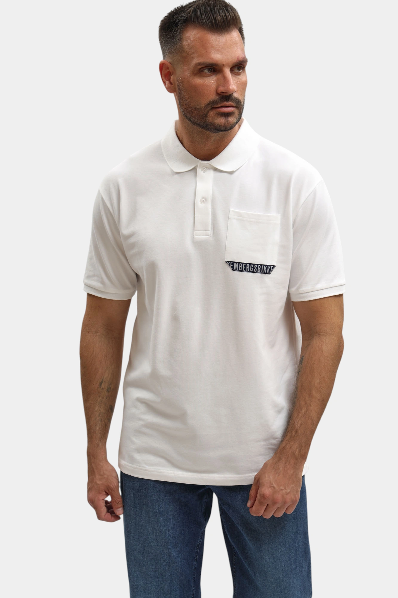 Поло Bikkembergs Белый