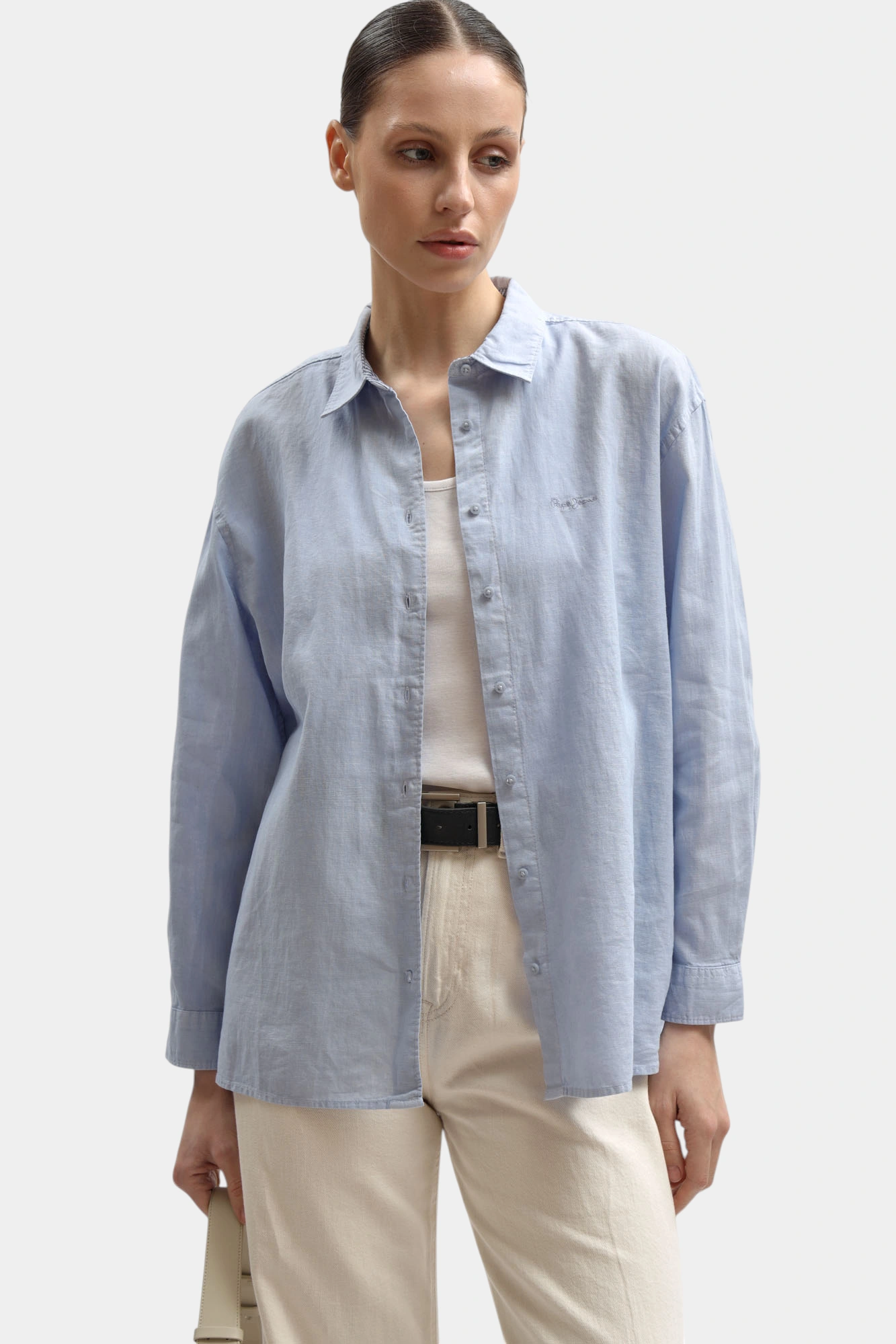 Рубашка Pepe Jeans Голубой