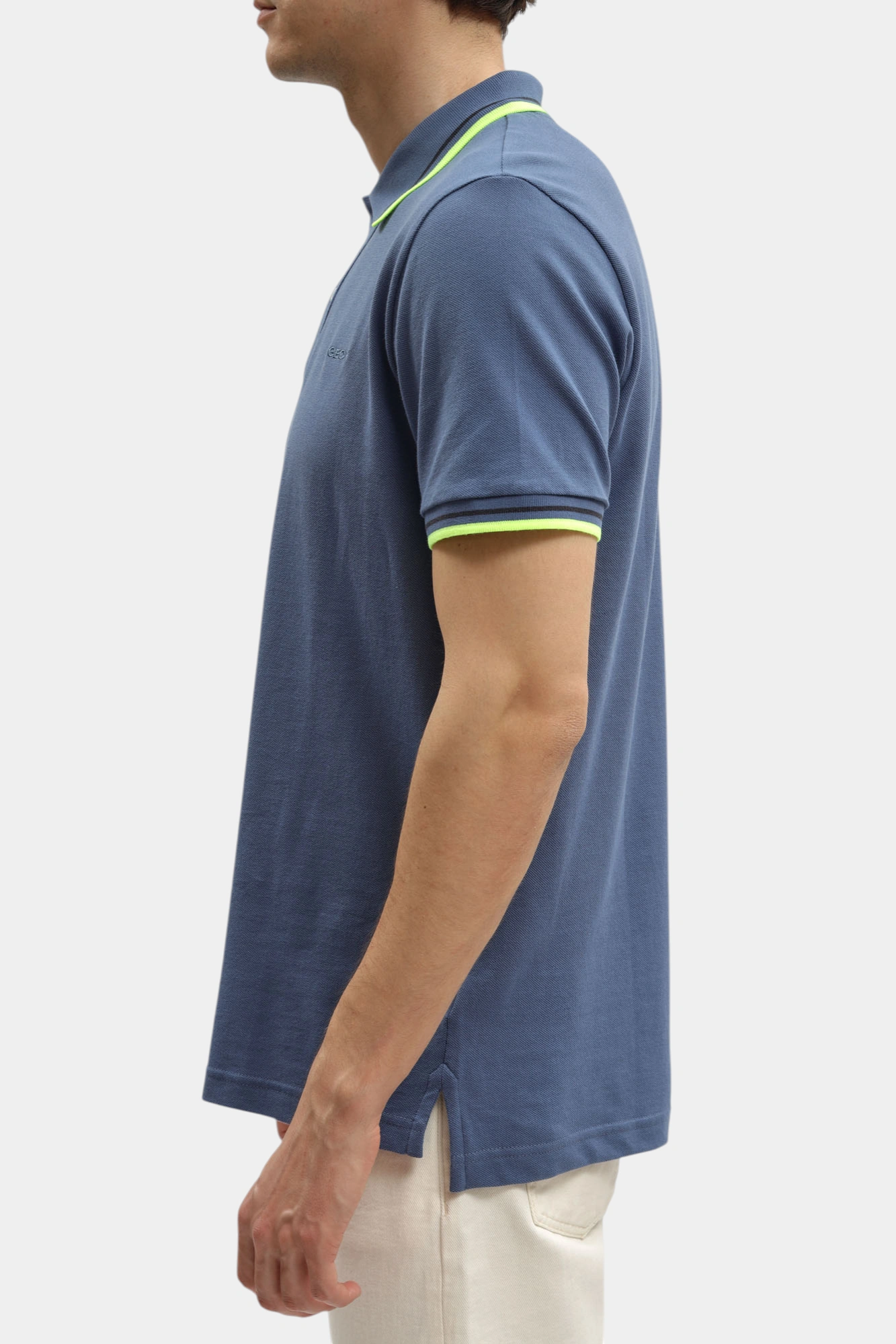 Поло Geox Голубой